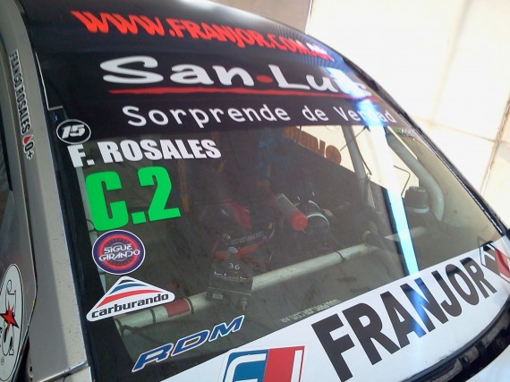 El auto de Franco Rosales.