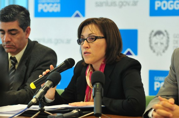 La ministra de Salud, Teresa Nigra. 