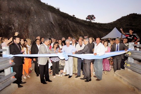 El Gobierno inauguró un nuevo dique en San Luis