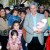 Junto a la gente, una de sus pasiones.