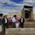 El gobernador junto a su equipo de funcionarios, recorrió la obra del nuevo frigorífico.