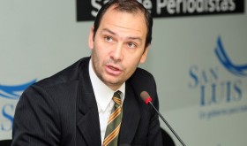 Ministro de Relaciones Institucionales y Seguridad Martín Olivero.
