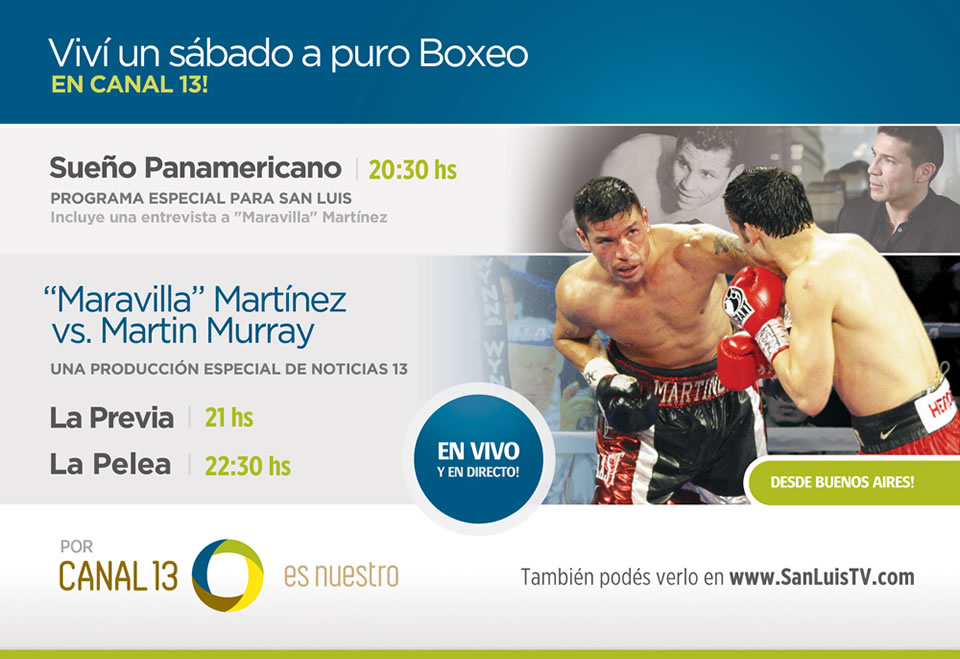 “Maravilla” Martínez vs Martin Murray