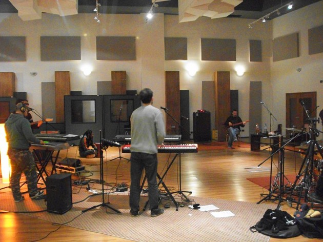 La grabación se realiza en el estudio A de la Casa de la Música