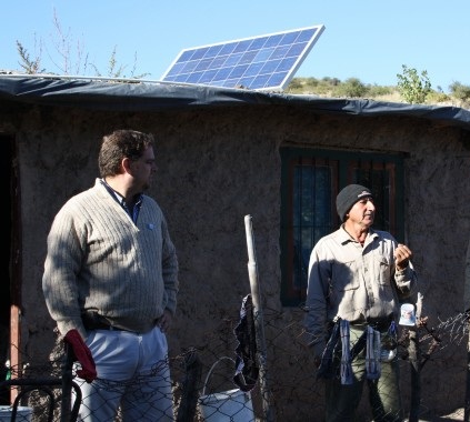 Los paneles solares les darán otra calidad de vida a las familias rurales.