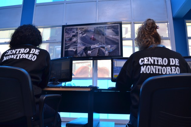 El Centro de Video-vigilancia está ubicado en la estación terminal de ómnibus de Merlo 