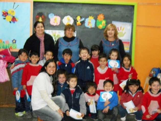Natalia Falduti dictó un taller destinado al nivel inicial de la Escuela N°312 “Republica de Chile”.