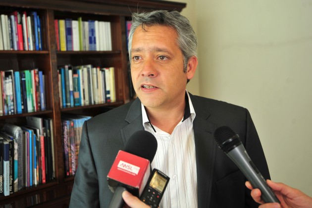 El ministro de Hacienda y Obras Públicas, José María Emer