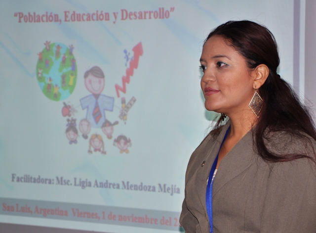 La formación estuvo a cargo de Ligia Andrea Mendoza Mejía, prestigiosa académica nicaragüense 