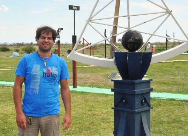 Fernando López es astrónomo y becario del Consejo Nacional de Ciencia y Técnica de San Juan.