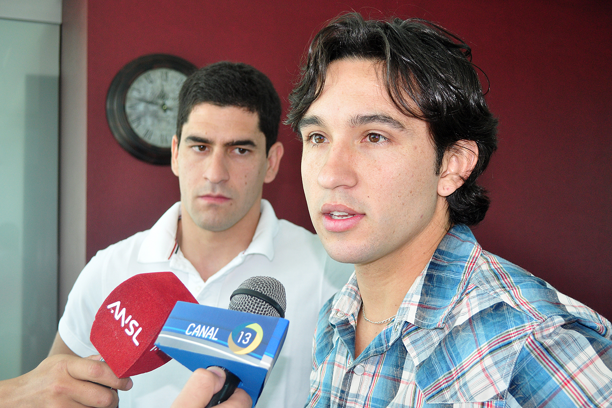 Daniel Sanyo Gutiérrez y Maximiliano Sánchez, visitaron al Gobernador en Terrazas del Portezuelo