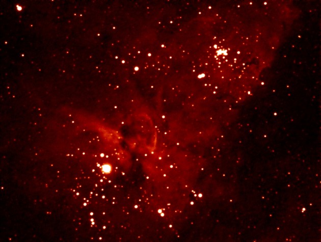  Su foto de la nebulosa Eta Carinae le valió el primer premio del concurso "Fotografiando el cielo desde San Luis"
