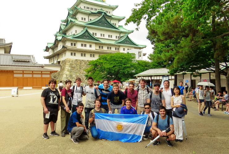 La delegación puntana llegó el domingo a Nagoya.