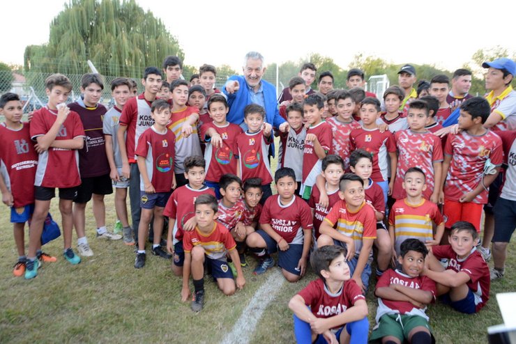 El gobernador Alberto Rodríguez Saá inauguró las obras en la Escuela Deportiva Koslay.