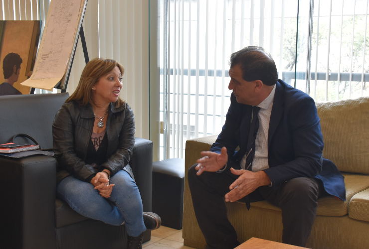 Dialogaron sobre diversos temas como el Plan de Fomento Productivo Rural, los recursos hídricos y los pequeños productores, entre otros.