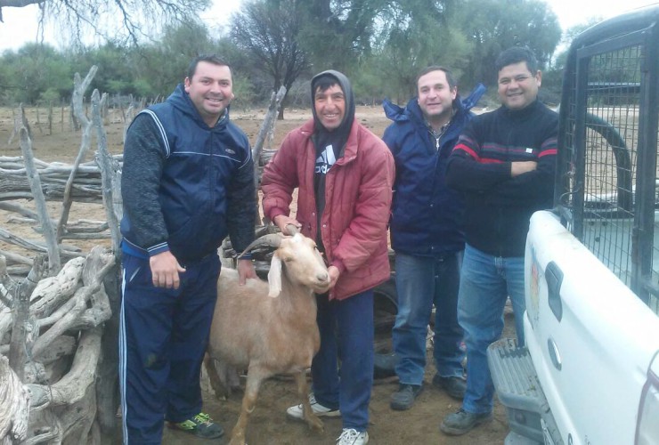 La acción sanitaria tuvo lugar en el paraje Las Chimbas, en el departamento Ayacucho.