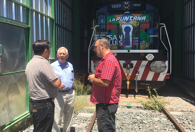 Inversión ferroviaria: empresarios internacionales visitaron la Zona de Actividades Logísticas