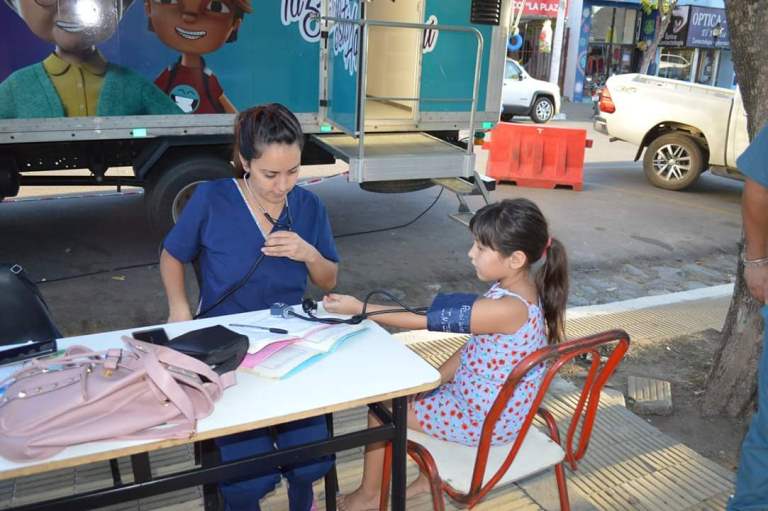 Terminó la campaña “Control del Niño Sano” en la plaza de Merlo