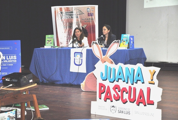 Presentaron el manual de “Juana y Pascual” en las VI Jornadas de Literatura Infantil y Juvenil de la UNSL