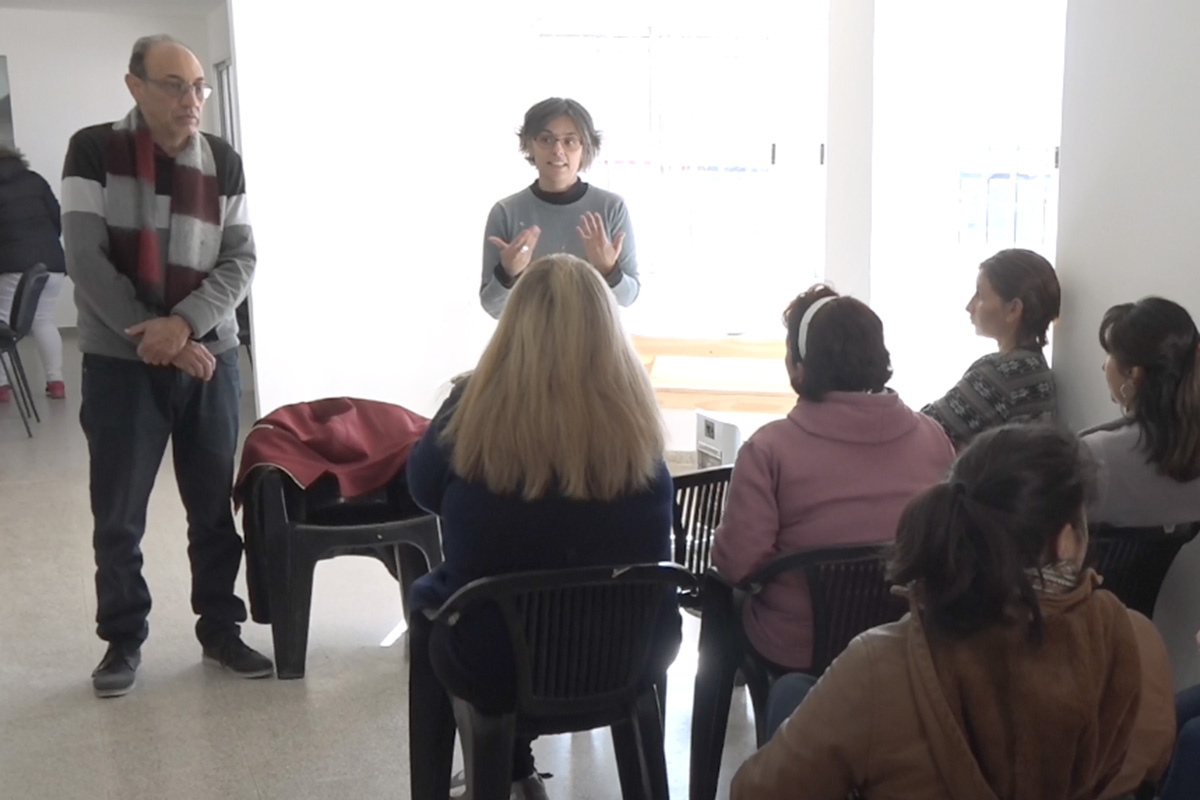 Dictaron una capacitación sobre prevención de violencia de género en el barrio Eva Perón