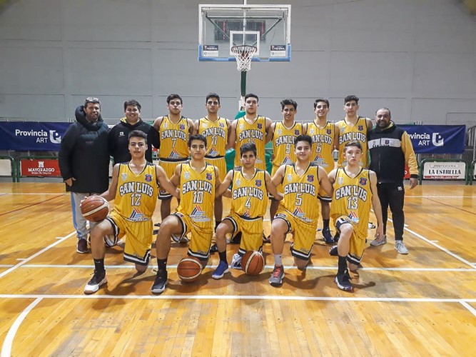 La delegación puntana de básquet obtuvo el 4° puesto en el Regional U19 de Mendoza