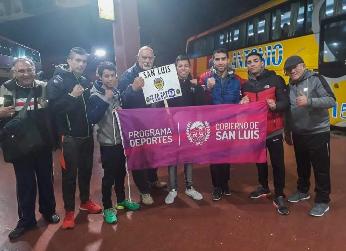 La delegación puntana de boxeo se destaca en Corrientes.