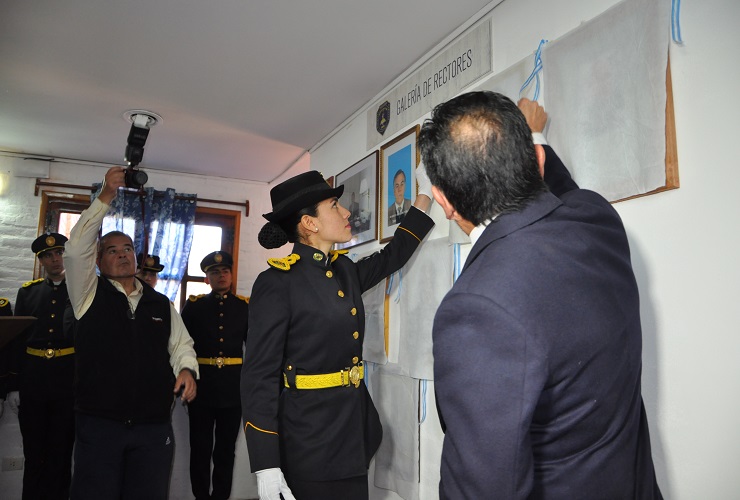 El Instituto Superior de Seguridad Pública inauguró su galería de rectores