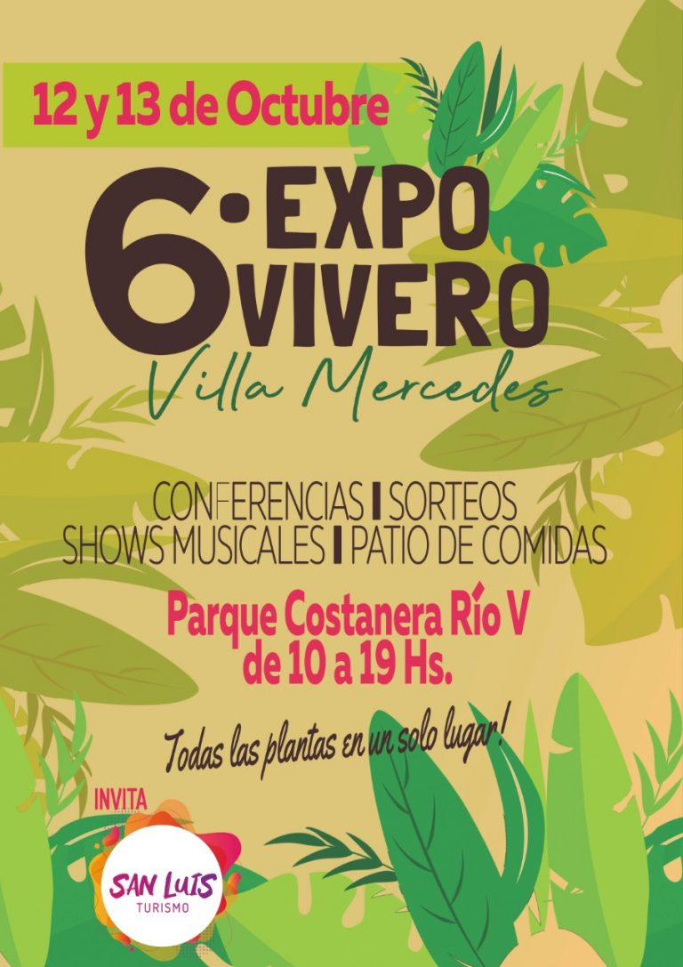Todo listo para la Expo Vivero en Villa Mercedes - Agencia de Noticias