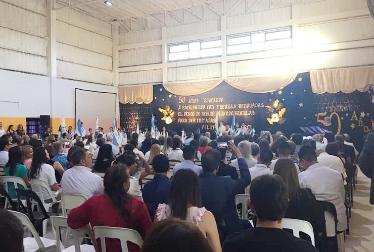 La Escuela Técnica Nº 28 “Juan Martín de Pueyrredón” celebró sus 50 años de vida