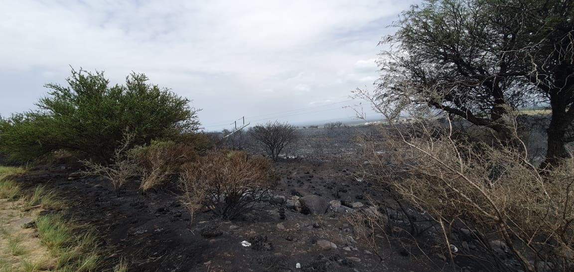 El incendio en La Punta afectó un tramo de fibra óptica