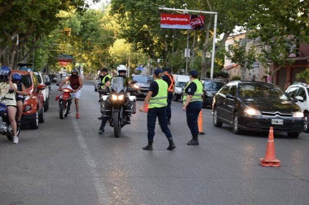 Acciones preventivas que apuntaron a todo tipo de vehículos en la ciudad de Villa Mercedes.