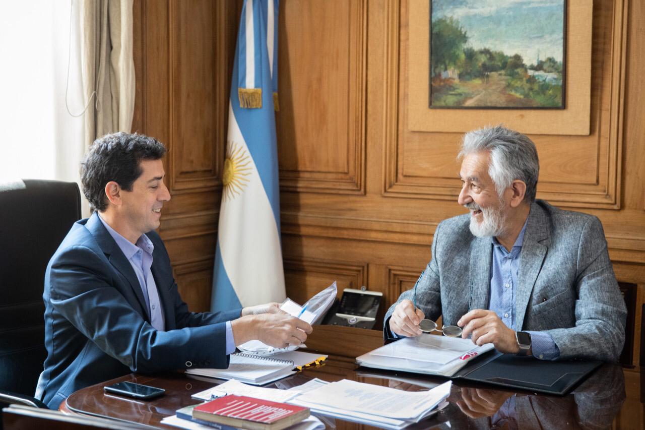 El gobernador Alberto Rodríguez Saá se reunió con el ministro del Interior Wado de Pedro