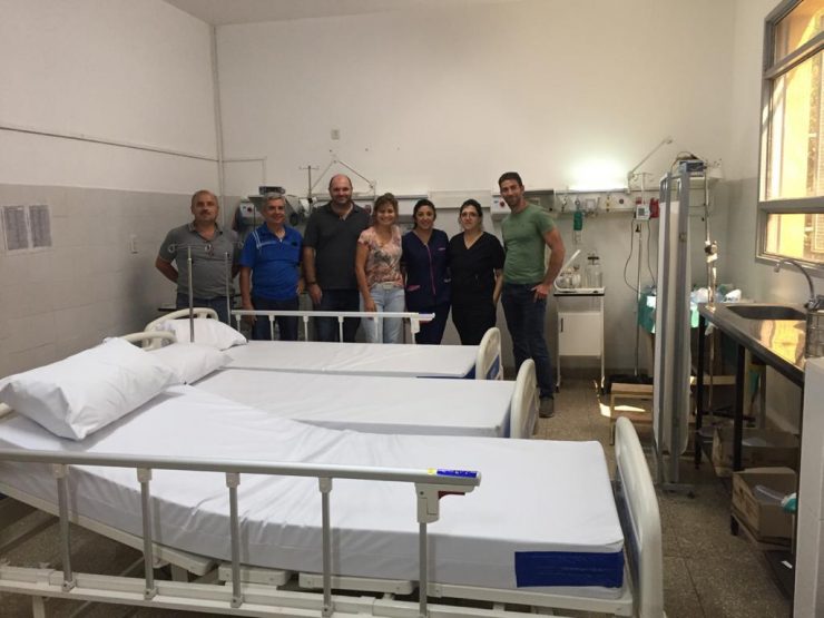 Entregaron equipamiento en los hospitales de Candelaria, Quines, Luján y San Francisco