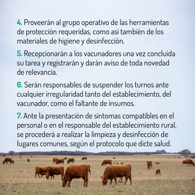 COPROSA reanudará la primera campaña de vacunación contra fiebre aftosa y brucelosis