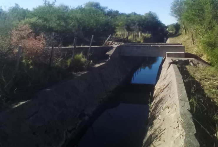 San Luis Agua continúa con las tareas de reactivación y puesta en valor de canales de riego