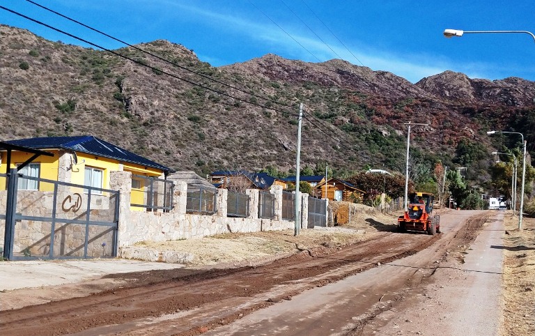 Potrero de los Funes: el Gobierno provincial mejora los accesos para beneficio de cabañeros y turistas