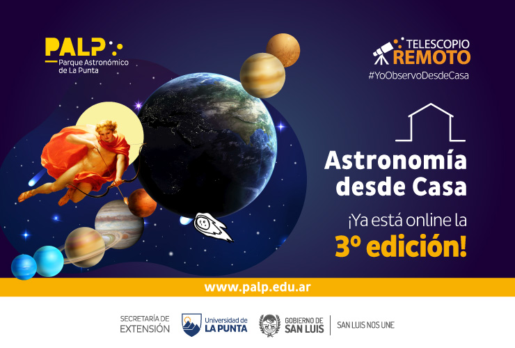 El Sistema Solar es el protagonista de la tercera entrega de “Astronomía desde Casa”