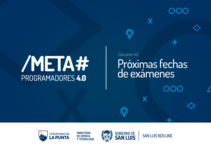El 14 de agosto se realizará un nuevo examen virtual para los alumnos de Meta Programadores
