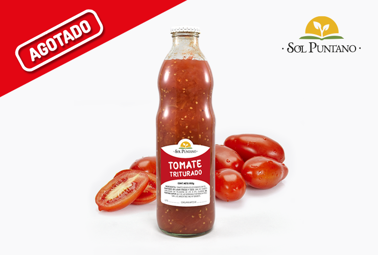El tomate triturado es uno de los productos más vendidos de Sol Puntano