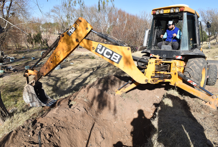 San Luis Agua realizó una intervención para evitar el derroche de agua