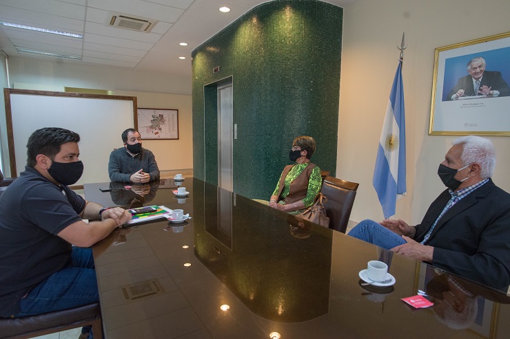 El ministro Filomena se reunió con concejales de El Trapiche