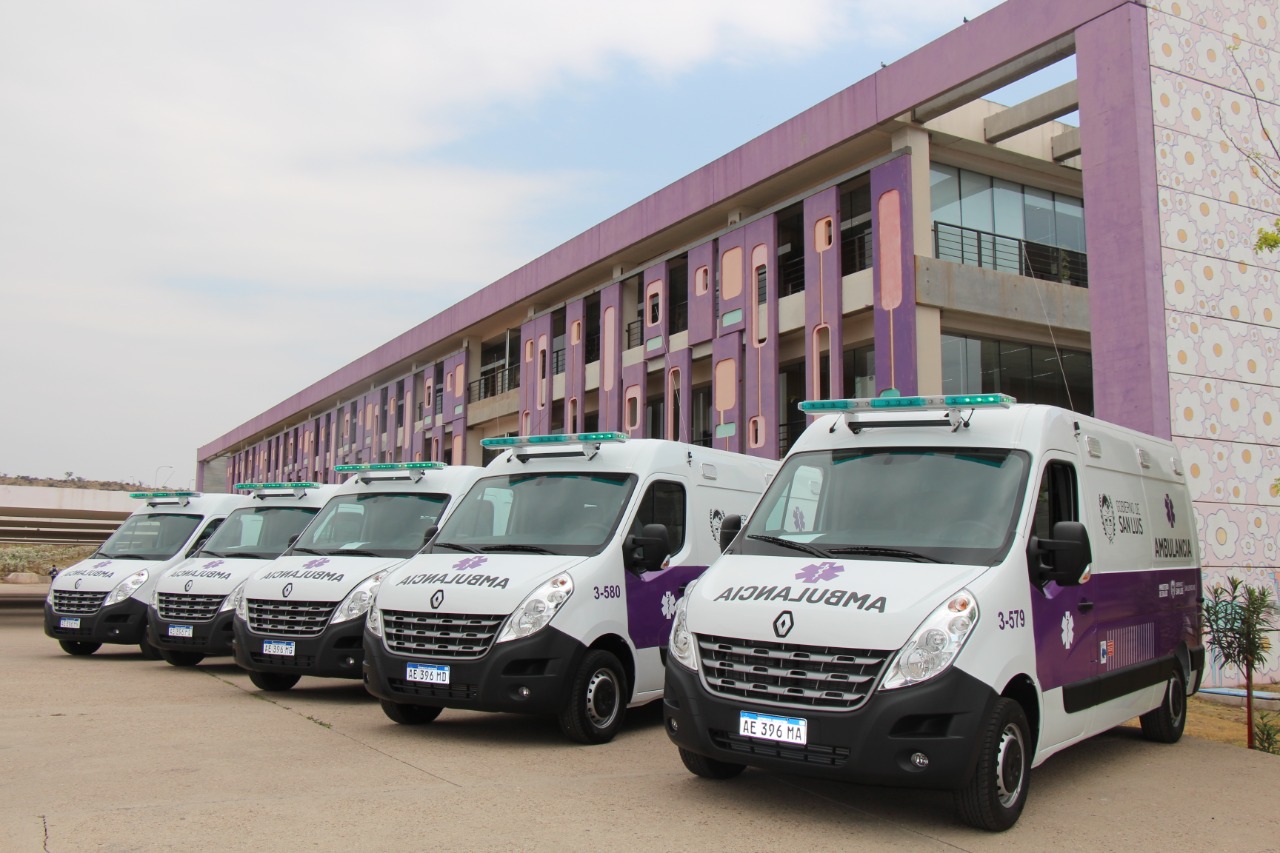 Nuevas ambulancias para hospitales del interior provincial