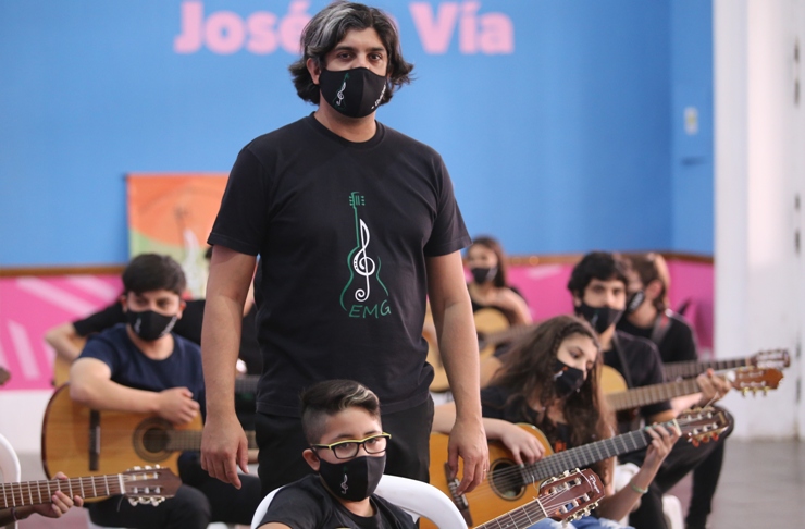 La Orquesta de Guitarra Infanto Juvenil, grabó un video clip para “Músicas Esenciales”