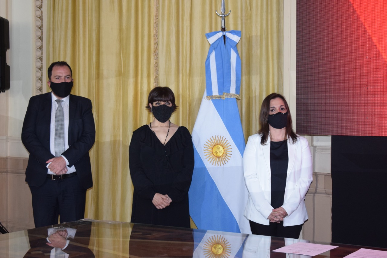 El ministro Filomena participó de las asunciones de Levingston y Martínez