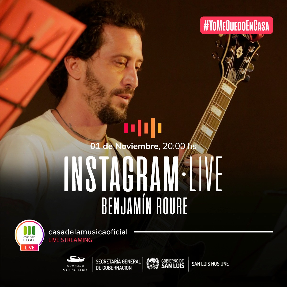 Comienza noviembre y continúan los Instagram Live de Casa de la Música