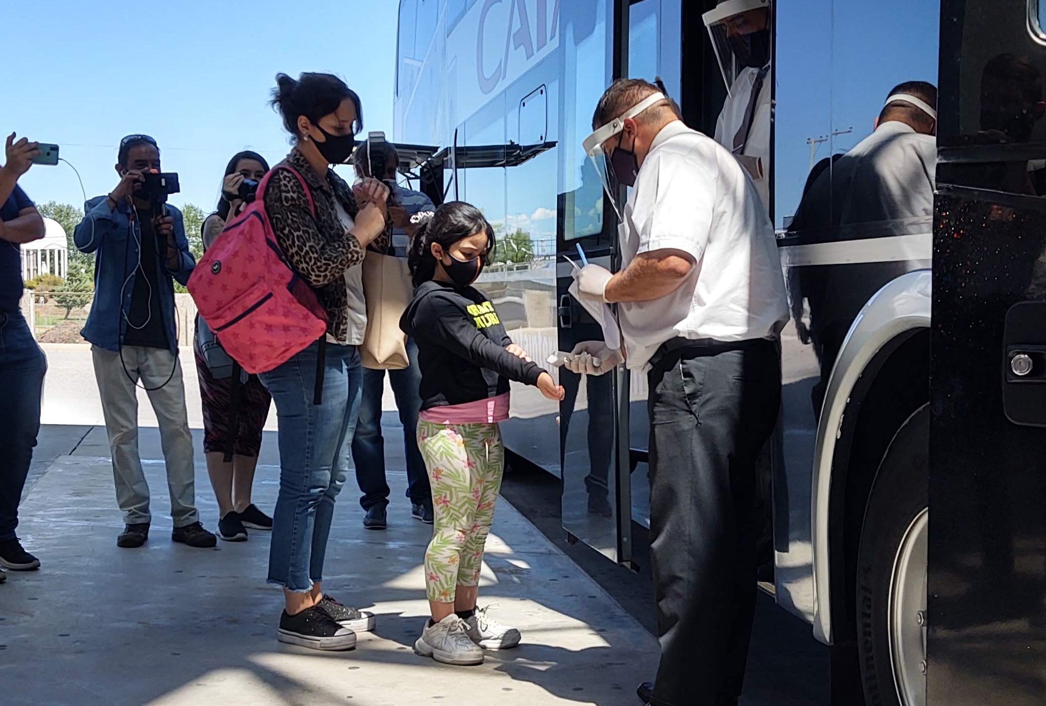 Con mucha expectativa llegó a San Luis el primer colectivo de pasajeros desde que comenzó la pandemia