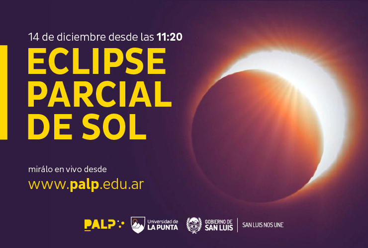 Este lunes tendrá lugar un eclipse solar y será transmitido por el sitio web del Parque Astronómico de La Punta