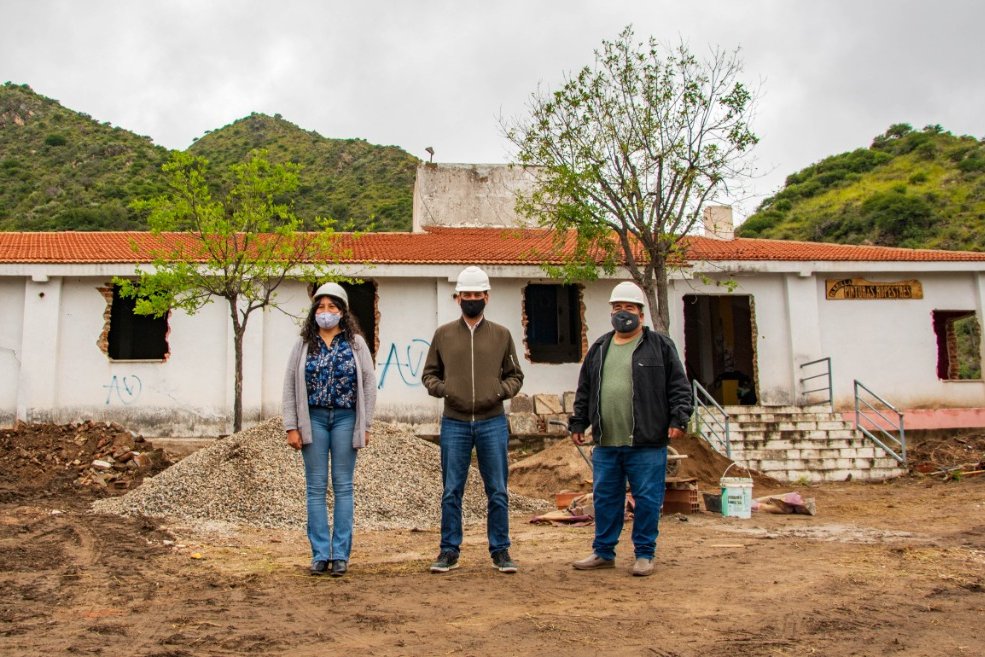 La refacción de la hostería provincial de Villa de la Quebrada ya está en marcha