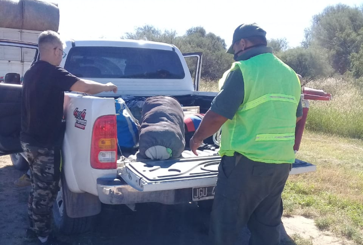 COSAFI demoró a un vehículo con animales cazados ilegalmente