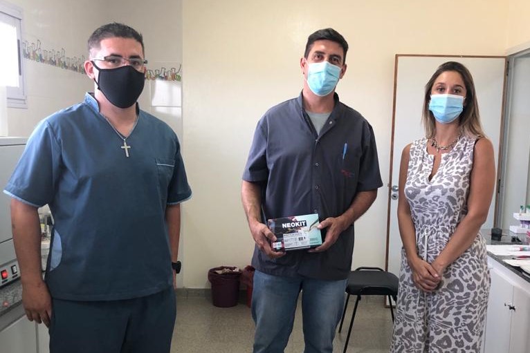 El laboratorio del hospital de Nueva Galia ya procesa muestras COVID